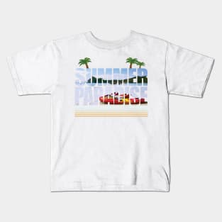 Summer Paradise Kids T-Shirt